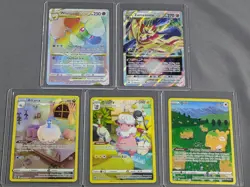Pokemon TCG Holo Full Art Lot 5 Whimsicott Zamazenta VSTAR Altaria Flaaffy Ditto - Image 1