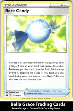 Rare Candy #141/159 Crown Zenith Pokemon Uncommon - Image 1