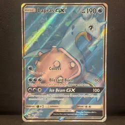 Lapras GX 139/149 SM Base Set Holo Full Art NM Pokemon TCG - Image 1