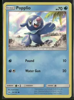 Popplio - (Water Web Holo) 039/149 - Pokemon TCG - Image 1