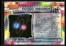 Psychic Showdown Rainbow Foil Blue Logo - Pokemon Topps First Movie - Image 2