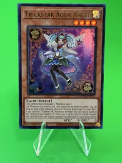 Yu-Gi-Oh Maze Of The Master Trickstar Aqua Angel Ultra Rare MZTM-EN026 NM!!! - Image 1