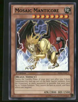 Mosaic Manticore BP02-EN073 1st Edition - Yu-Gi-Oh! TCG Rare - Image 1
