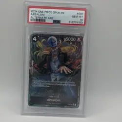 2024 One Piece CCG OP06 Absalom OP06-081 Alt Art Holo EN PSA 10 - Image 1