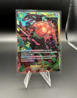 Bandai One Piece Card Game Roronoa Zoro OP06-118 SEC Full Art Foil EN - Image 1