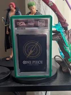 One Piece CCG Roronoa Zoro OP14-EB04 Special Alternate Art PRB01-006 PSA 10 - Image 2