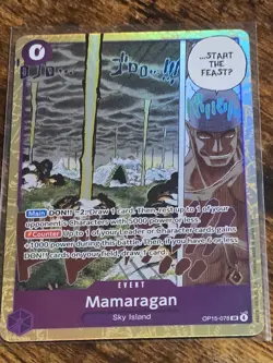 One Piece TCG Mamaragan OP15-078 SR EVENT Adventure on Kami’s Island OP15-EB04 - Image 1