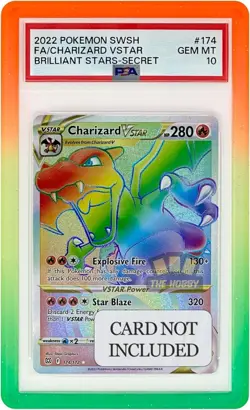 2020 Pokemon CHARIZARD VMAX 074/073 Champion's Path Rainbow Rare Holo ENG PSA 10 - Image 1