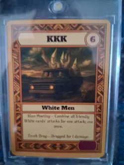 Tribal Order KKK, TCG Non-Sport Trading Card, English Card, Rare Season 2 card - Image 2