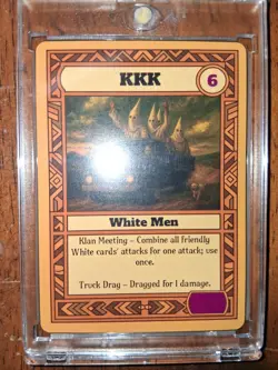 Tribal Order KKK, TCG Non-Sport Trading Card, English Card, Rare Season 2 card - Image 3