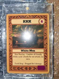 Tribal Order KKK, TCG Non-Sport Trading Card, English Card, Rare Season 2 card - Image 4