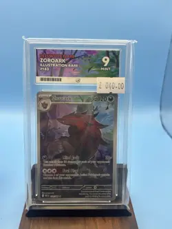 ACE 9 Zoroark Card 143/086 White Flare Illustration Rare Mint Pokemon TCG - Image 1