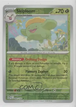 Skiploom Reverse Foil Pokemon SV02: Paldea Evolved #002 - Image 1
