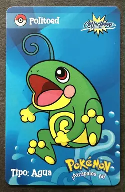 POLITOED - POKEMON JOHTO COLLECTOONS POKEDEX CCG CARD - Image 1