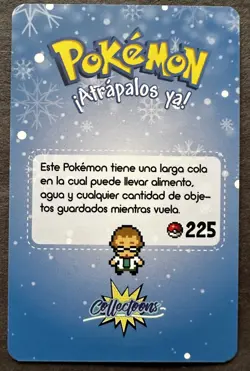 DELIBIRD - POKEMON JOHTO COLLECTOONS POKEDEX CCG CARD - Image 2