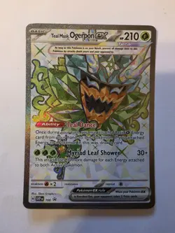 Teal Mask Ogerpon ex 166 Sv: Scarlet & Violet Promo Cards Holo - Image 1