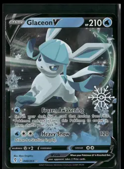 Glaceon V - (Holiday Calendar) 040/203 Holo - Pokemon TCG Miscellaneous Cards & - Image 1