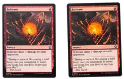 x2 MTG Boltwave 2x SET NM Magic Foundations FDN #0079 Uncommon Non-Foil - Image 1