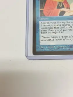 1996 MTG Magic the Gathering Mirage Mystical Tutor Vintage Uncommon Blue - Image 4