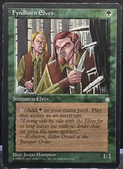 Fyndhorn Elves #244 Ice Age Regular Common LP - Image 1