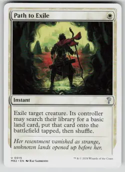 Path to Exile (White Border) Uncommon Mystery Booster 2 15 MTG Near Mint 2024 - Image 1