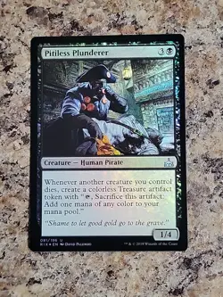 Pitiless Plunderer Rivals of Ixalan Foil NM Never Played Commander EDH Modern - Image 2
