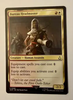 Bureau Headmaster #296 (NM) (Non-Foil) (U) (ACR) Magic MTG - Image 1