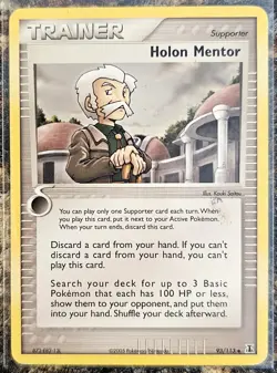 Pokemon 2005 Delta Species Holon Mentor 93 LP - Image 1