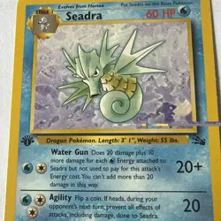 🔥 SEADRA JUNGLE SET NON HOLO FOIL - 1999 POKEMON TCG 42/62 - Image 1