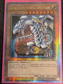 Blue-Eyes White Dragon Quarter Century Secret Rare LC01-EN004 Yugioh - Image 1