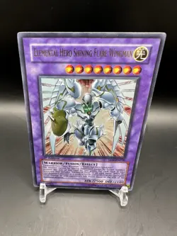 Yugioh Elemental Hero Shining Flare Wingman EEN-EN036 Ultimate 1st Edition CLEAN - Image 1