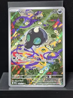 Pokemon Shroodle 149/132 ME01: Mega Evolution Illustration Rare NM-LP - Image 2