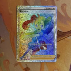Pokemon Shauna Secret Rare Full Art Holo SWSH08 Fusion Strike Trainer 278/264 - Image 1
