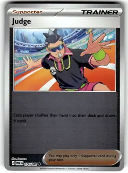 Judge 076/088 Uncommon Perfect Order Pokemon Reverse Holo Near Mint - Image 1