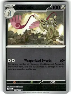 Doublade 057/088 Common Perfect Order Pokemon Reverse Holo Near Mint - Image 1