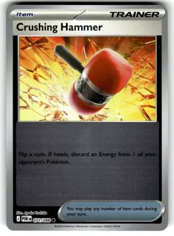 Pokemon TCG Crushing Hammer 071/088 NM Common Reverse Holo - Image 1