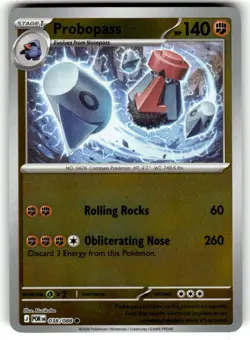 Probopass 038/088 Common Perfect Order Pokemon Reverse Holo Near Mint - Image 1