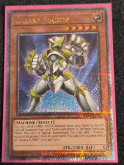 Yugioh Galaxy Solider Quarter Century Secret Rare RA04-EN219 Near Mint - Image 1