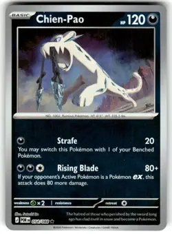 Pokemon TCG Pokemon Chien-Pao Rare 054/088 Reverse Holo NM - Image 1