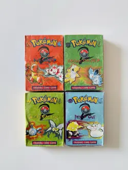 Pokemon Base Set 2 Theme Deck Set New Factory Sealed Vintage TCG Damage - Image 1