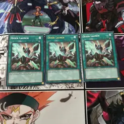 Yugioh! Quick Launch (Gold) - BLC1-EN042 - Ultra Rare - 1st Ed NM x3 - Image 1