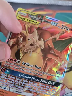 Charizard & Braixen GX -22/236 Ultra Rare - Cosmic Eclipse Pokemon Sun & Moon - Image 3