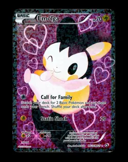 2013 Pokemon EMOLGA Legendary Treasures FULL ART Radiant Collection Holo #RC23 - Image 1