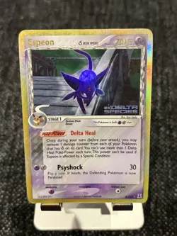 Pokemon Espeon 4/113 Delta Species Stamped Reverse Holo Rare 2005 - Image 1