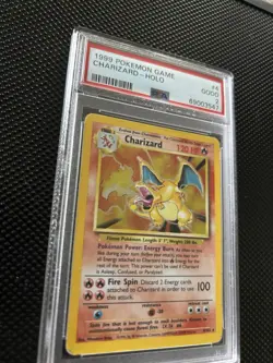 Charizard Base Set Holo 4/102 PSA 2 Graded English 1999 Pokemon TCG - Image 2