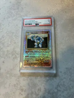 2002 POKEMON LEGENDARY COLLECTION #51 MACHOKE-REVERSE FOIL PSA 5 - Image 1