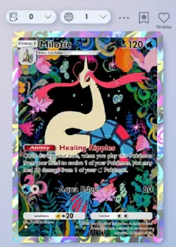 Pokemon TCG Pocket - Milotic ⭐ Secluded Springs English - Image 1