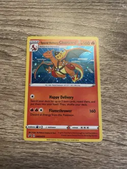 Pokemon TCG Special Delivery Charizard SWSH075 Holo - Near Mint - Image 3