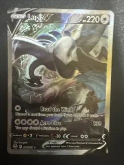 2022 Pokemon SWSH Silver Tempest Lugia V #186/195 - Image 1