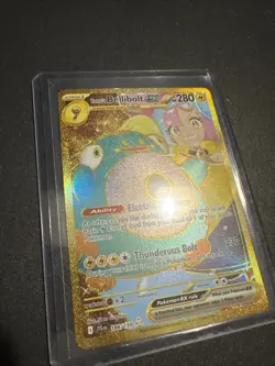Iono's Bellibolt ex Hyper Rare Pokemon TCG Journey Together 188/159 - Image 3